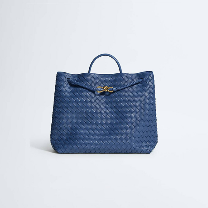 bottega veneta andiamo large woven tote bag #743575